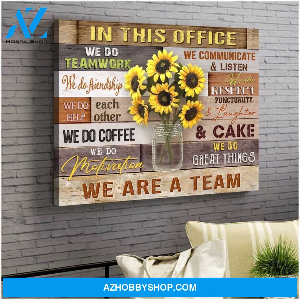 In This Office Ct Wall Art Canvas