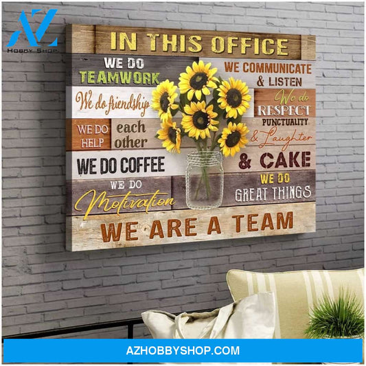 In This Office Ct Wall Art Canvas