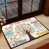 In This Office, We Are Helpful Doormat | Welcome Mat | House Warming Gift | Christmas Gift Decor