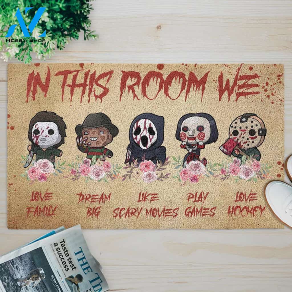 In This Room We Love Doormat SK-DM01-Q131S01