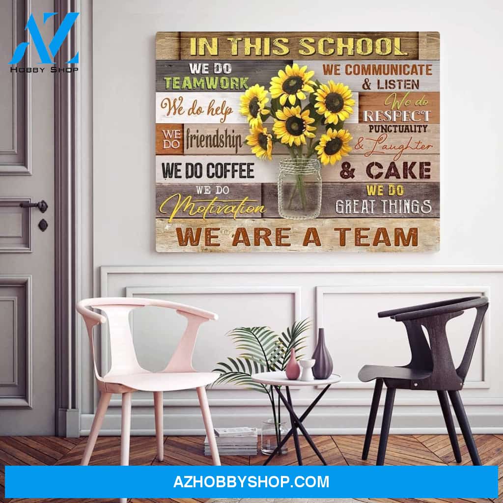 In This School Wall Art Canvas