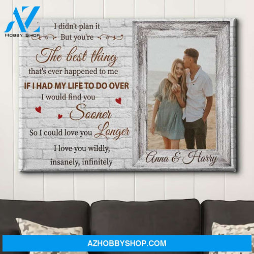 Infinitely Love - Personalized Custom Photo Canvas