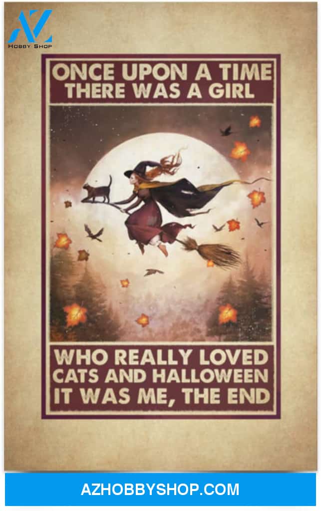 Inspiration Gift Once Upon A Time Girl Love cats And Halloween It Was Me The End