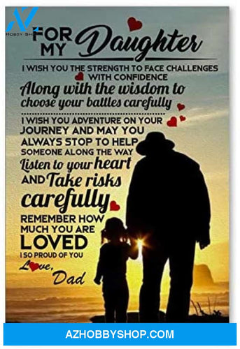 Inspirational Family Poster For My Daughter