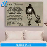 Inspirational Family Poster - To My Daughter Posters
