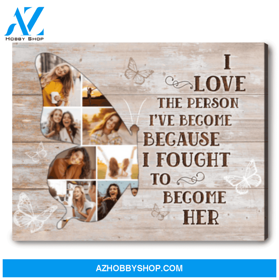 Inspirational Gifts For Women Motivational Gift Ideas Custom Photo Collage Canvas Wall Art