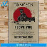 Inspirational Mom To Son - Spartan - Warrior Posters