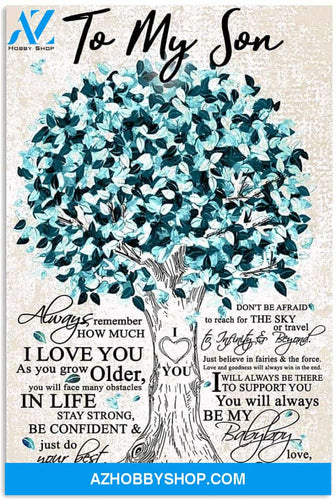 Inspirational Mom To Son Vertical Poster