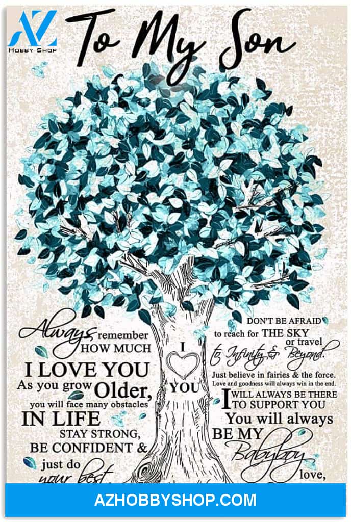 Inspirational Mom To Son Vertical Poster