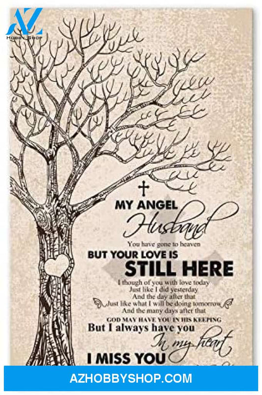 Inspirational My Angel Husband For Husband Posters