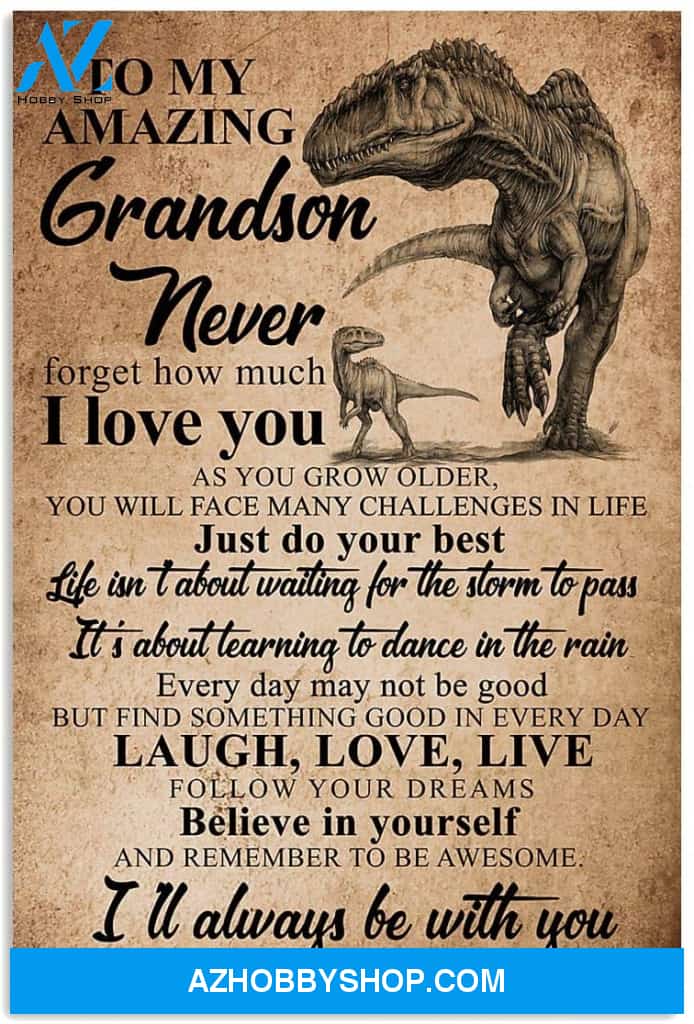 Inspirational Nana To Grandson Vertical Poster