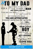 Inspirational Son To Dad Vertical Poster Best Gift For Dad Posters
