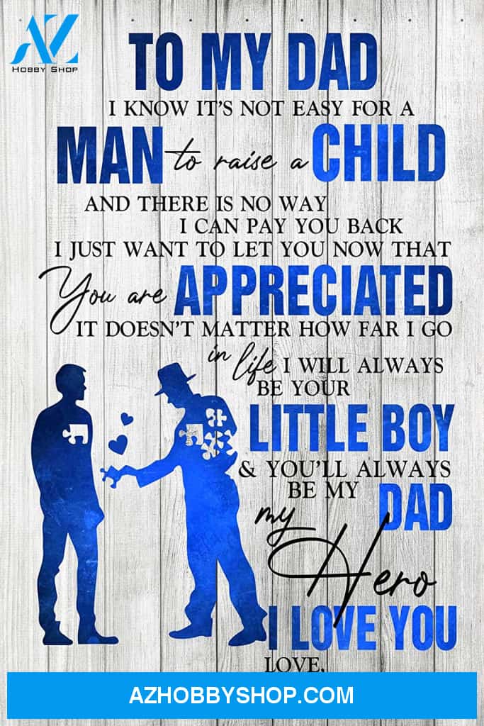 Inspirational Son To Dad Vertical Posters