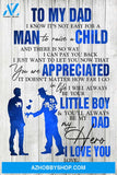 Inspirational Son To Dad Vertical Posters