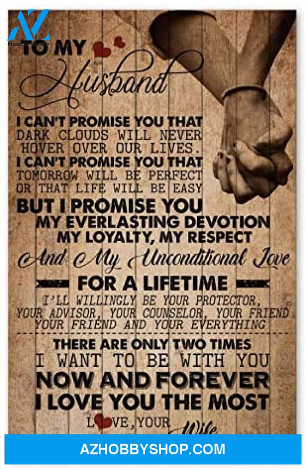 Inspirational To Mu Husband Awesome Husband Birthday Gifts Posters