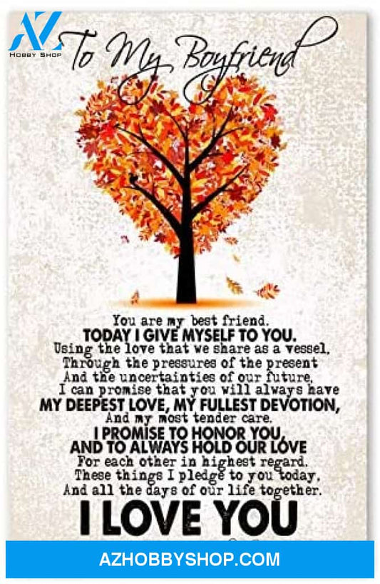 Inspirational To My Boyfriend For Husband Posters