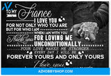 Inspirational To My Fiance Best Birthday Gifts For Husband Posters