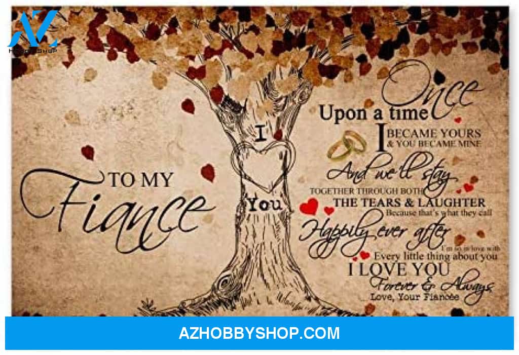 Inspirational To My Fiance For Husband From Wife Posters