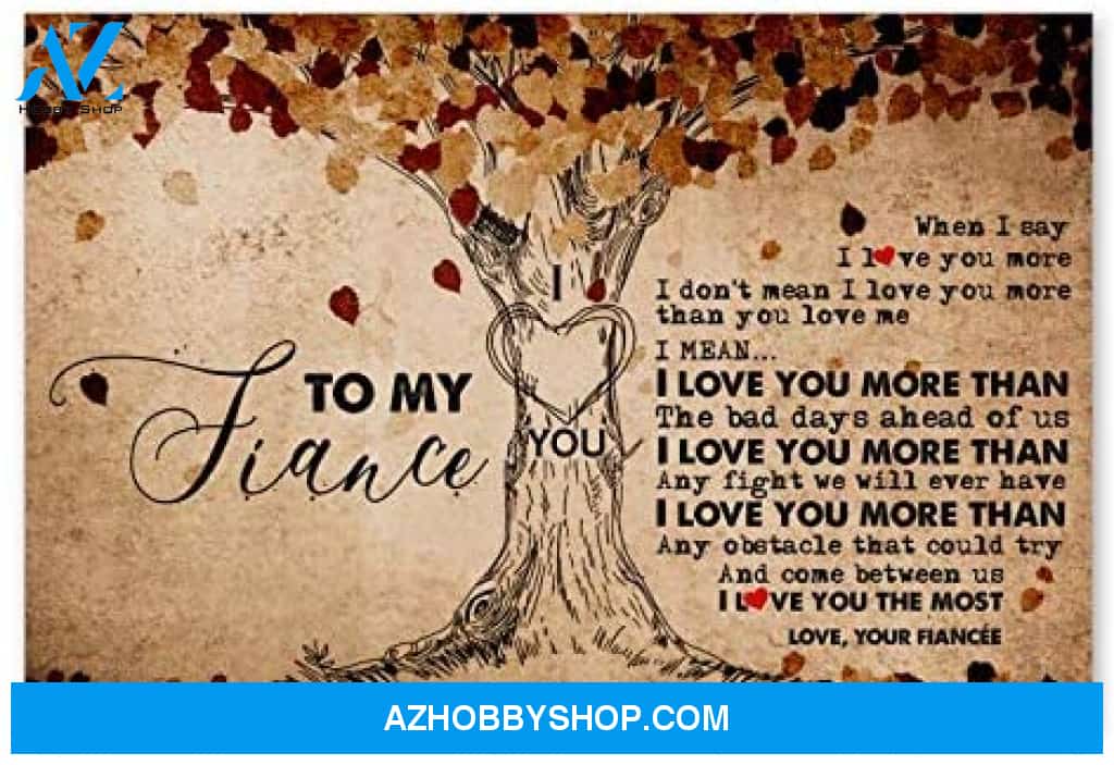 Inspirational To My Fiance For Husband Posters
