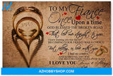 Inspirational To My Fiancee Birthday Gifts For Husband Posters