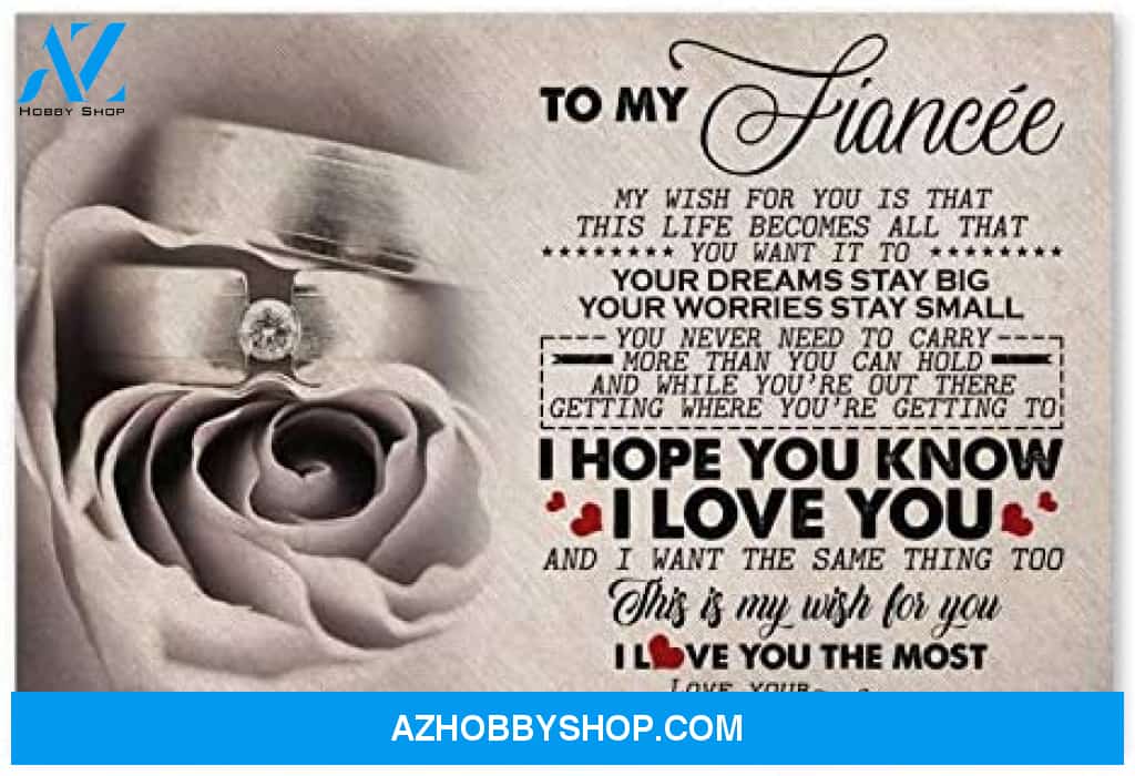 Inspirational To My Fiancee For Husband Posters