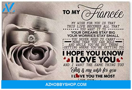 Inspirational To My Fiancee For Husband Posters