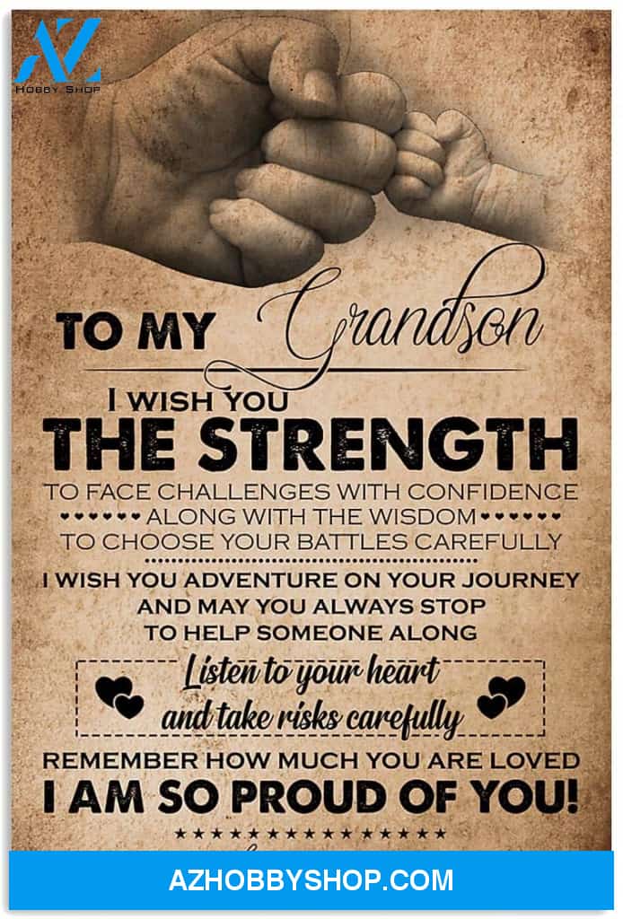 Inspirational To My Grandson - Grandpa Posters