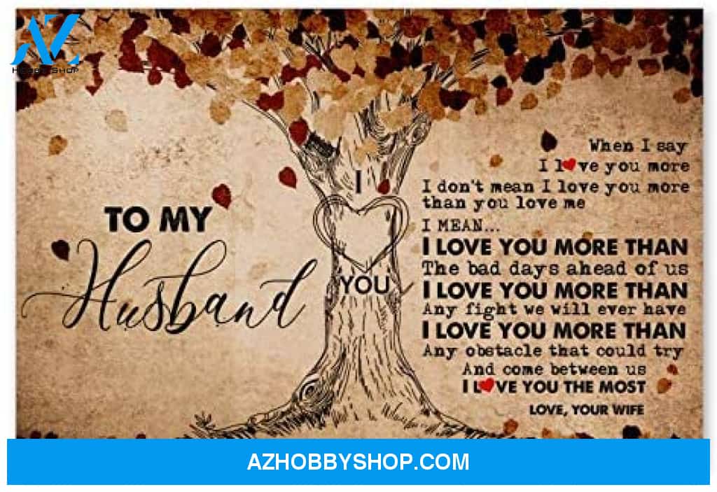 Inspirational To My Husband For Husband From Wife Posters