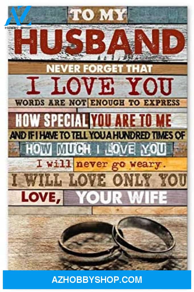 Inspirational To My Husband For Husband Posters