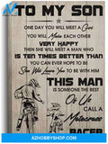 Inspirational To My Son Poster – It’S Not Easy A Man To Raise A Motocross Racer Boy 