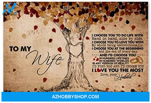 Inspirational To My Wife Best Wife Gifts For Anniversary Posters