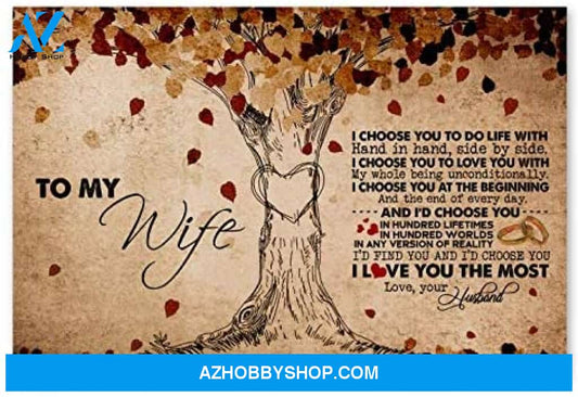 Inspirational To My Wife Best Wife Gifts For Anniversary Posters