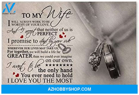 Inspirational To My Wife Great Wife Gift Ideas Posters