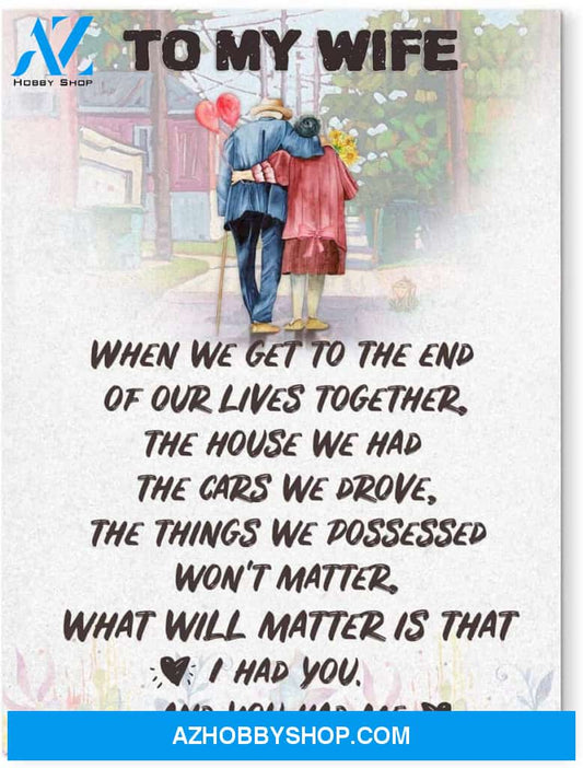 Inspirational To My Wife Posters