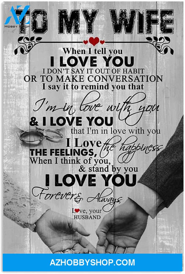 Inspirationalto My Wife Vertical Poster Best Wife Gifts For Anniversary Posters Birthday 