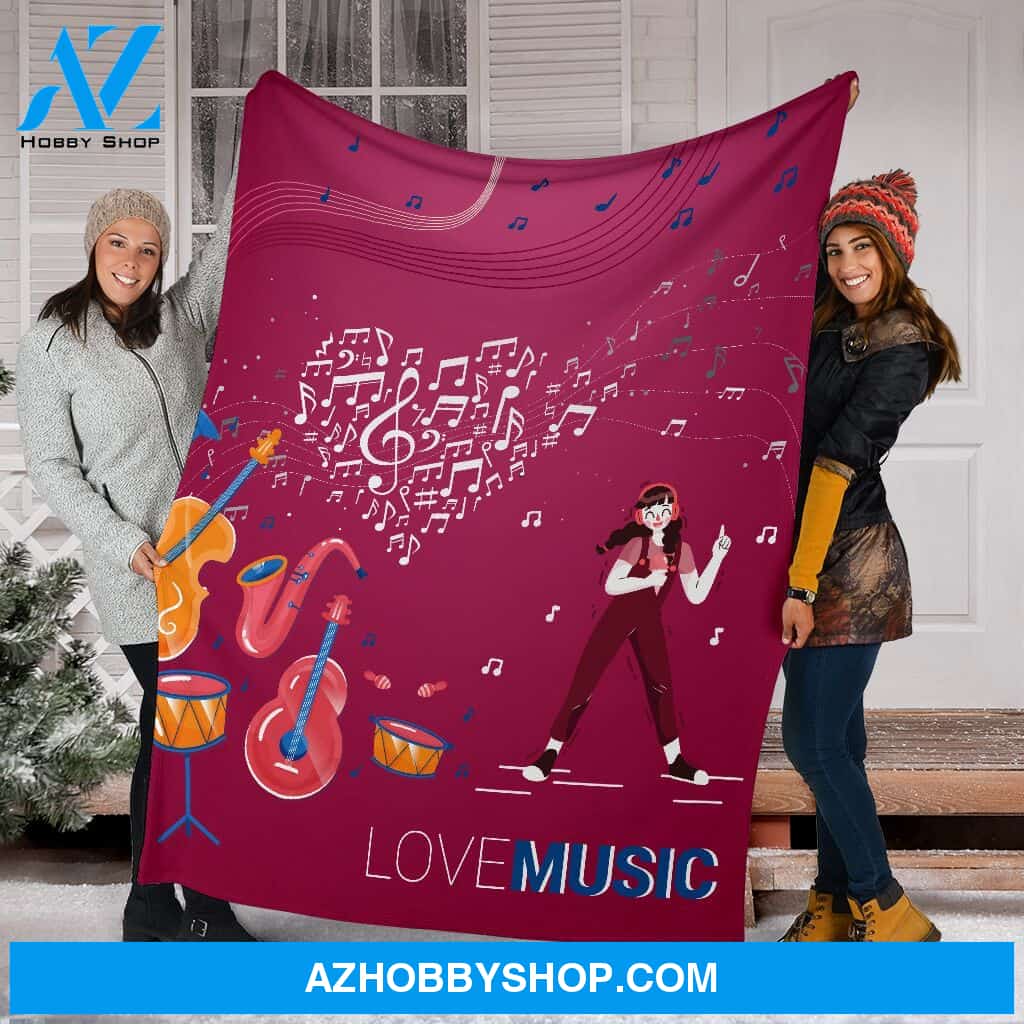 Instrument Note Music S Fleece Blanket