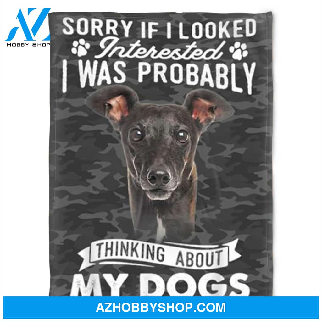 Interested I Was Probably, Fleece Blanket.Gift For People Family Home Decor Bedding Couch Sofa Soft and Comfy Cozy