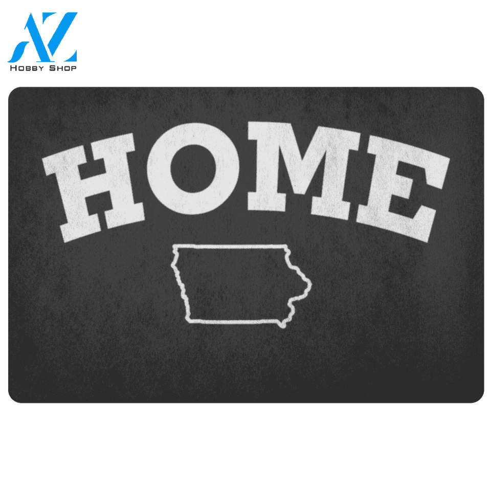 Iowa Home Doormat | Welcome Mat | House Warming Gift