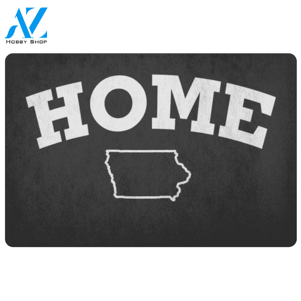 Iowa Home Doormat | Welcome Mat | House Warming Gift