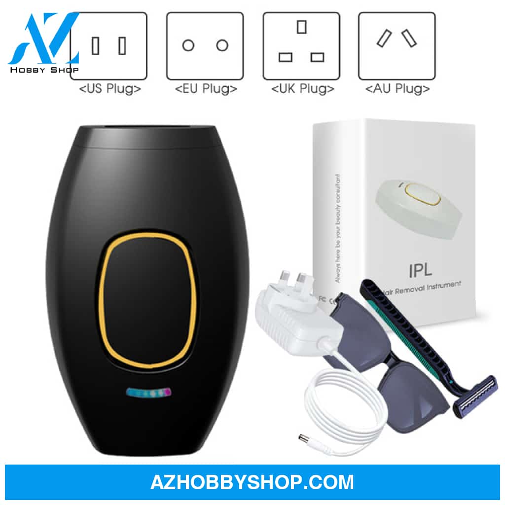 Ipl Hair Removal Handset Black / Us Plug