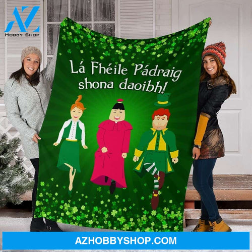 Irish Dance Fleece Blanket