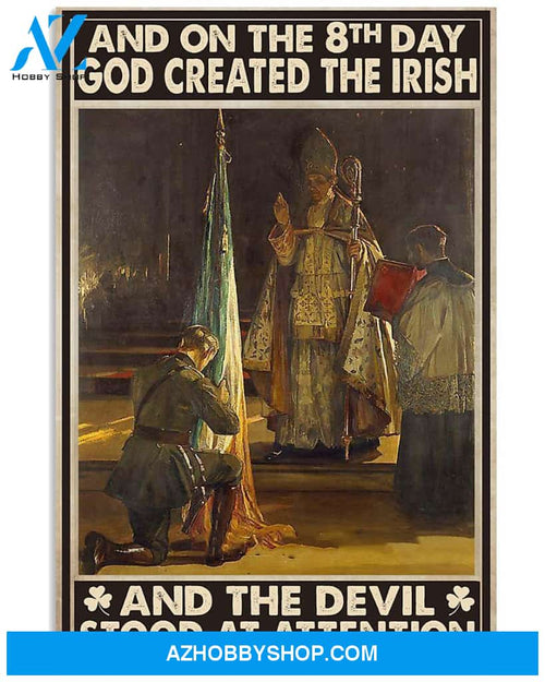 Irish God 8Th Easter Canvas And Poster, Wall Decor Visual Art, Wall Poster, My Poster Wall