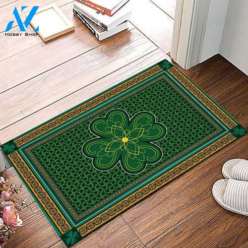 Irish St Patrick's Day Easy Clean Welcome DoorMat | Felt And Rubber | DO1588