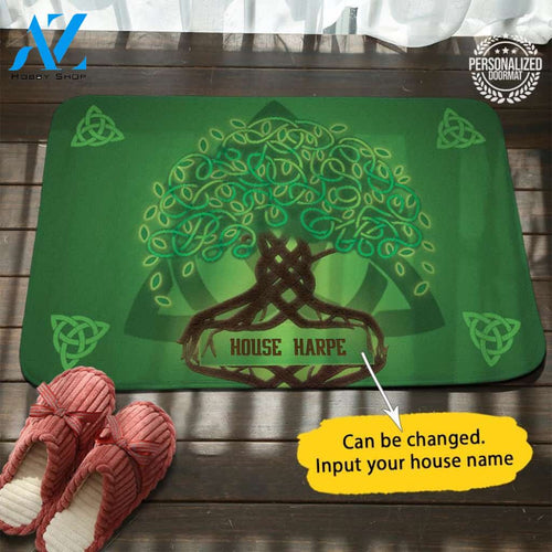 Irish Tree Personalized Doormat