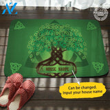 Irish Tree Personalized Doormat