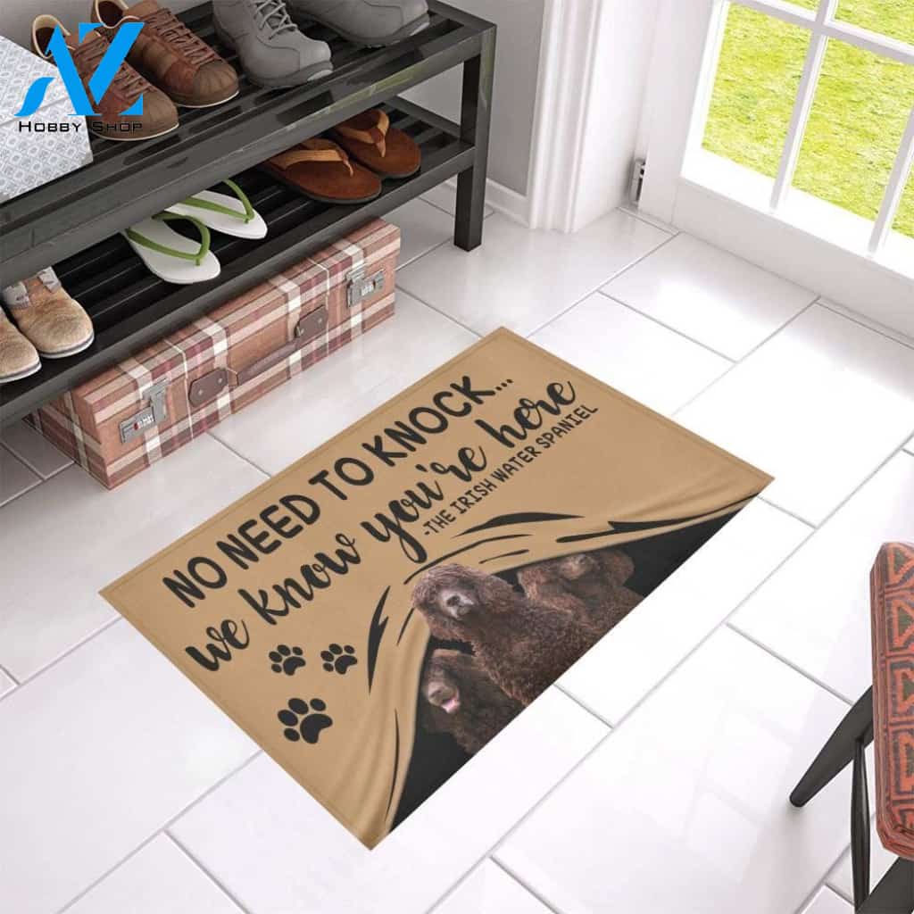 Irish Water Spaniel CL09100110MDD Doormat
