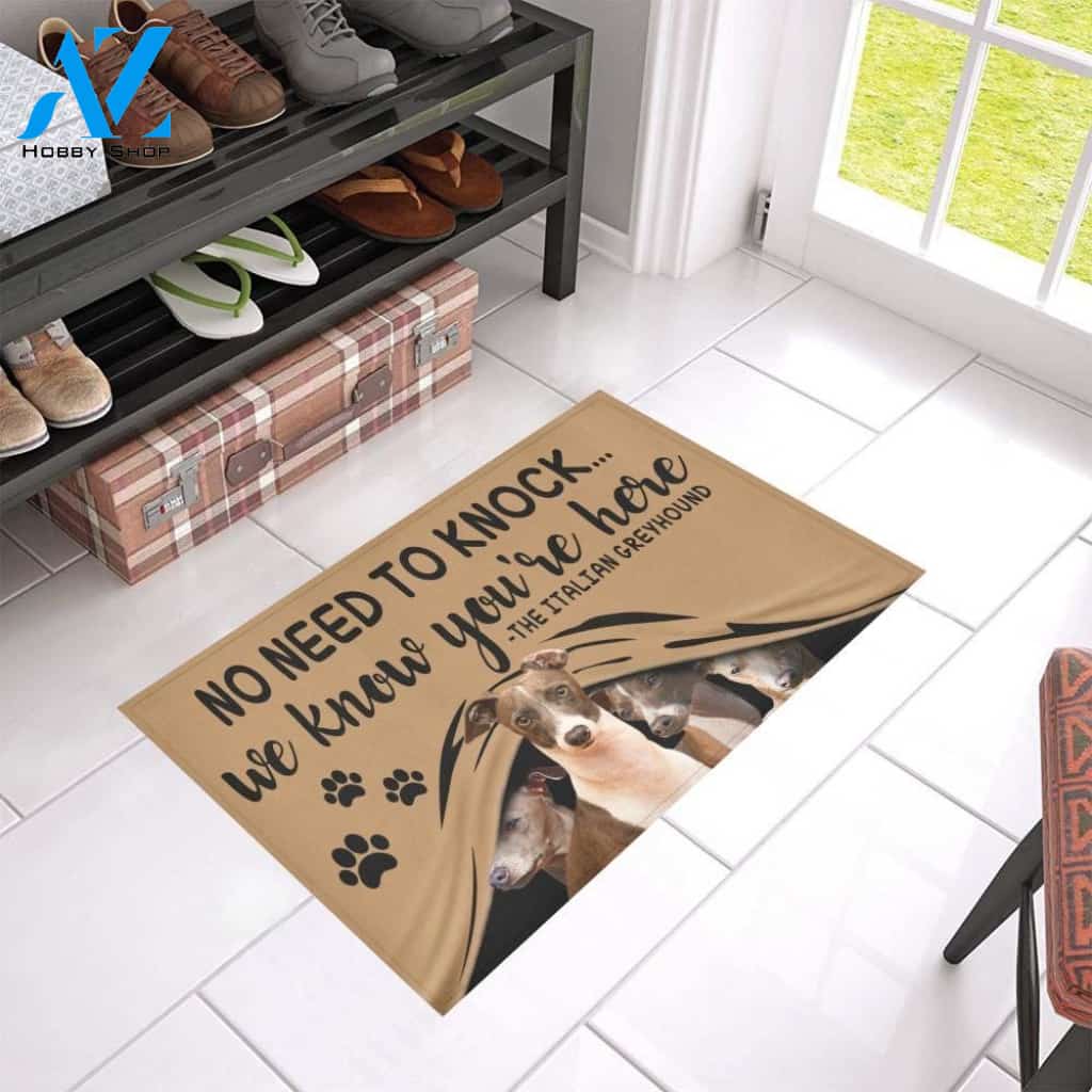 Italian Greyhound CL09100112MDD Doormat