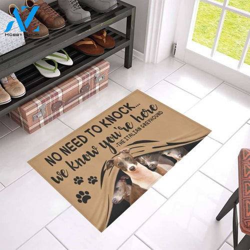 Italian Greyhound CL09100112MDD Doormat