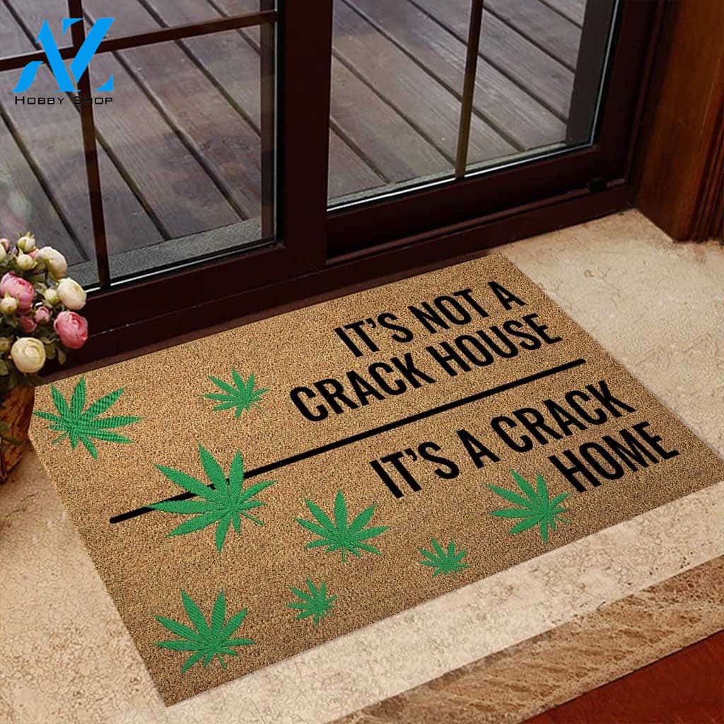 It's A Crack Home Funny Doormat Gift For Friend Family Birthday Gift Home Decor Warm House Gift Welcome Mat