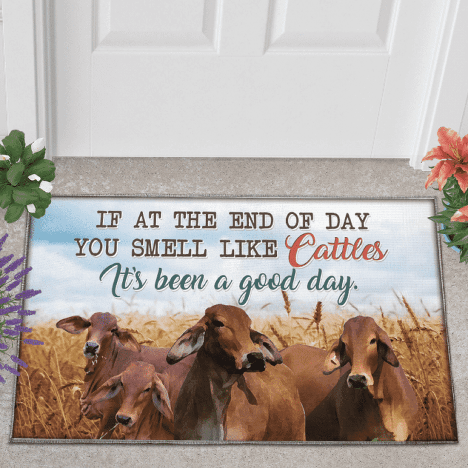 It's Been A Good Day Smile Like Cattles XD Doormat Welcome Mat